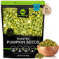 NUT CRAVINGS - Roasted & Unsalted Pumpkin Seeds, Pepitas, No Shell (16oz - 1 LB) Packed Fresh in Resealable Bag - Nut Snack - Fo
