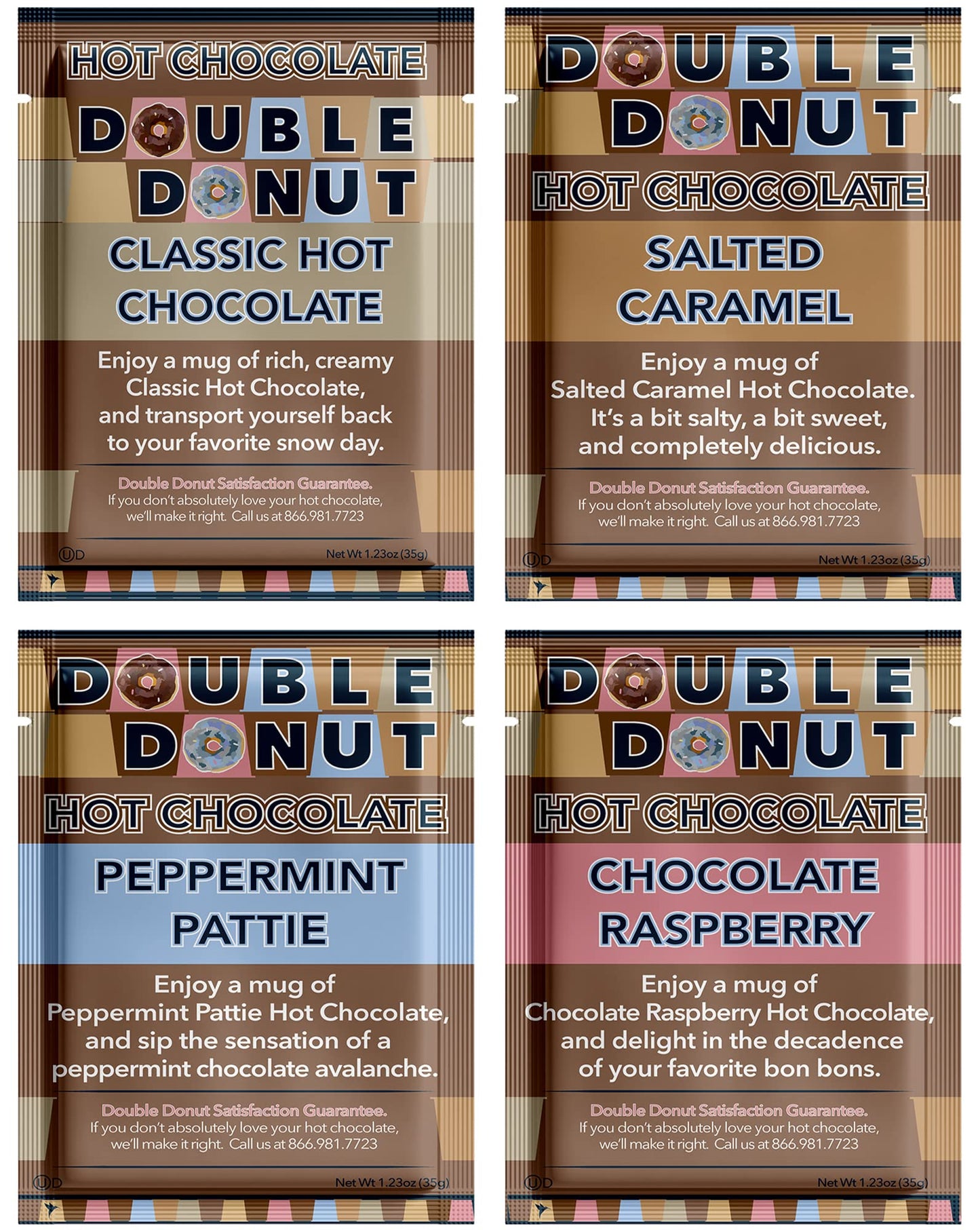 Double Donut Hot Chocolate Variety Pack 64 Ct (2 X 32 Ct)