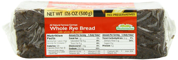 Mestemacher Bread Whole Grain Rye Bread (12x17.6 OZ) ( Value Bulk Multi-pack)24
