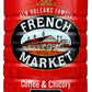 French Market Coffee, Coffee & Chicory, Dark Roast Ground Coffee, 12-Ounce Metal Can