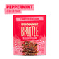 Brownie Brittle – Chocolate Chip Peppermint Thin And Crispy Sweet Snacks (Pack Of 3, 4 Oz), Rich Gourmet Brownie Bites Dessert