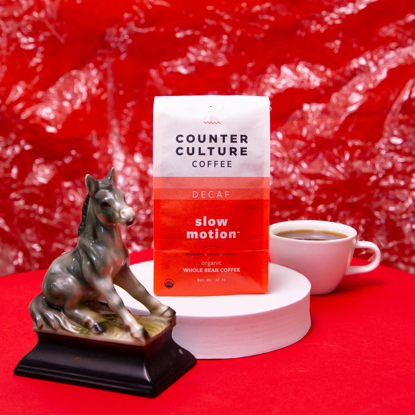 Counter Culture Coffee - Certified Organic Whole Bean Coffee (Kosher) (Slow Motion Double Pack)