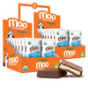 Moo Chocolates Organic Milk Chocolate Mini Bars with Creamy Milk Filling 0.7oz, 28 ct (Pack of 2) | USDA Organic, Non-GMO | 110 