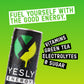 Yesly Energy - All Natural Clean Energy Drink - Zero Sugar Functional Energy Infused with Vitamins and Electrolytes - Green Appl