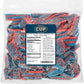 By The Cup Sour Power Blazpberry Sour Belts, 1 lb Bulk Bag, Chewy Candy Treat