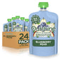 Outshine Fruit & Yogurt Smoothie Blueberry Pear, 24-Pack of 3.5oz Fruit & Yogurt Pouches