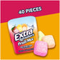 Extra Gum Refreshers Sugar-Free Chewing Gum, 40 Count Bottle, Assorted Flavors, Pack of 6