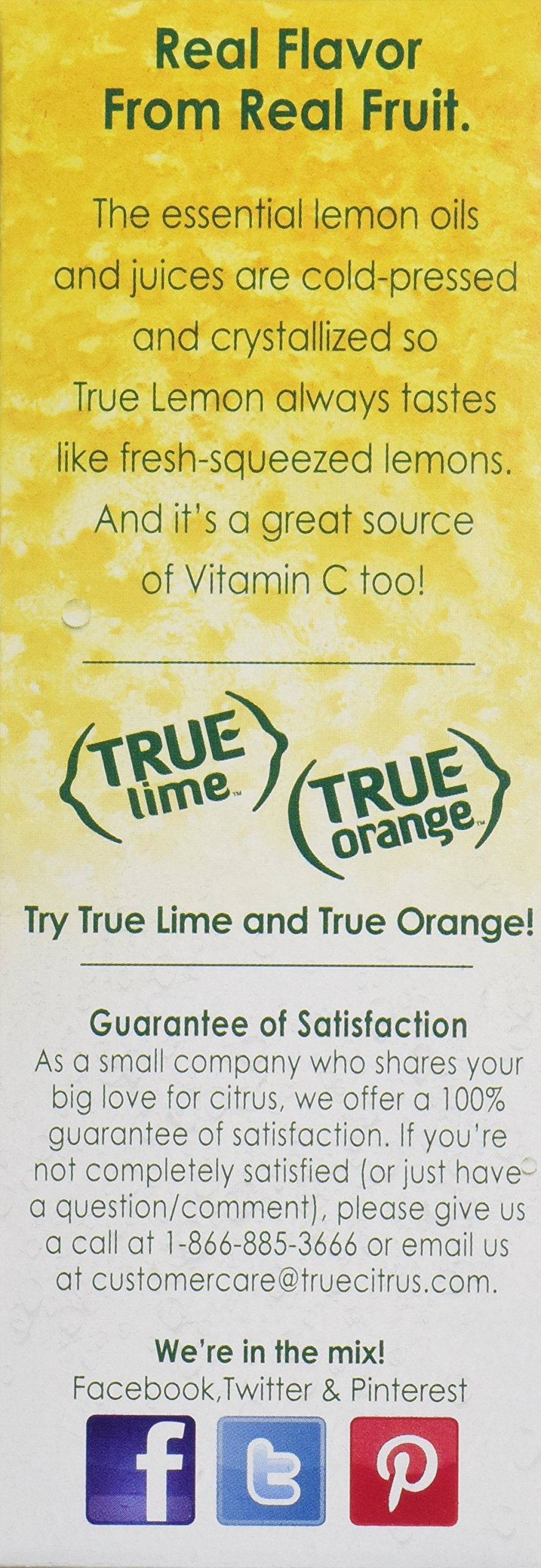 True Citrus - True Lemon Crystallized Lemon (2 Boxes of 32 = 64 Packets)