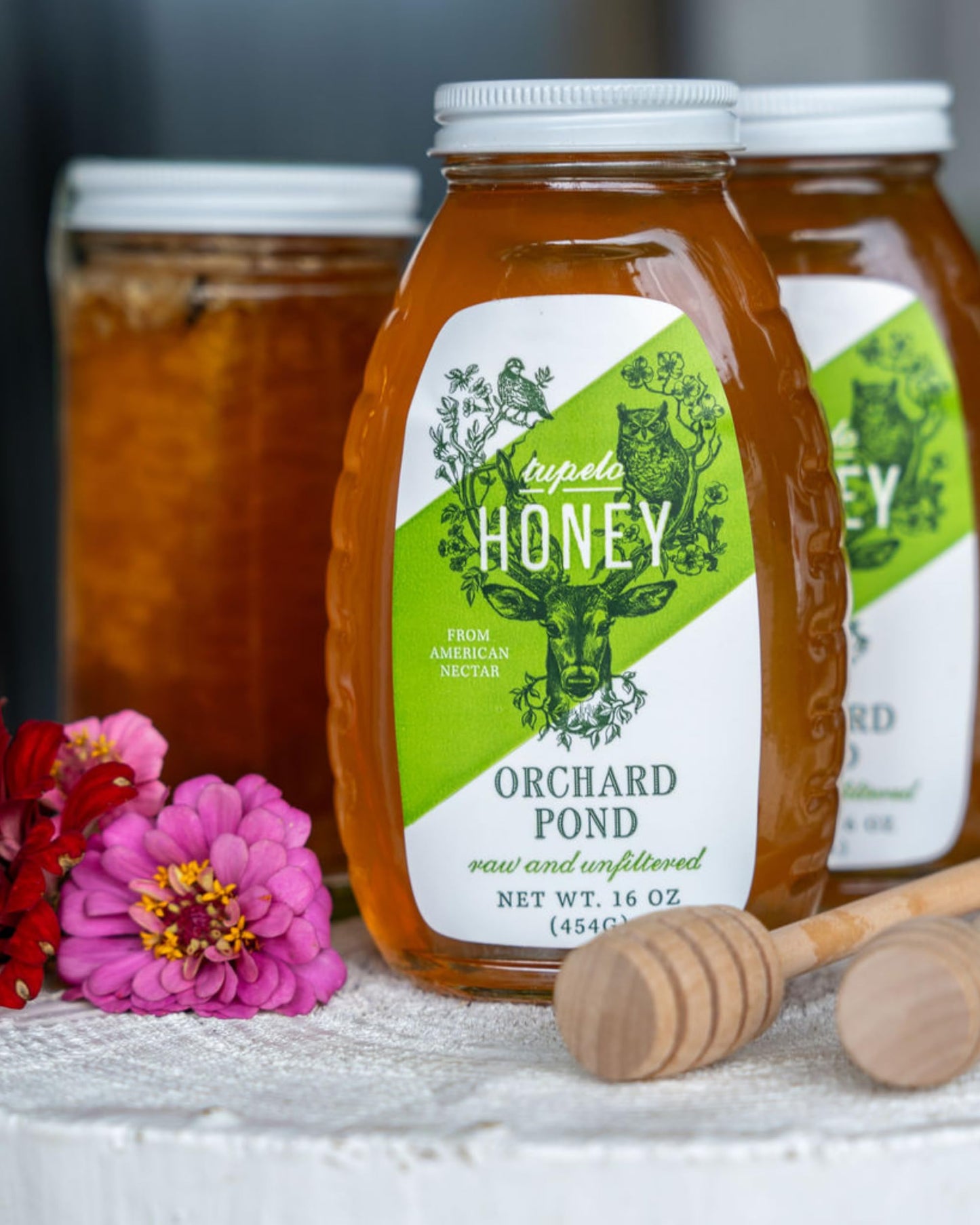 Orchard Pond Tupelo Honey - Rare Harvest From White Ogeechee Tupelo Trees, Handcrafted In North Florida, 100% Pure & Unheated -