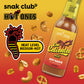 Snak Club x Hot Ones Hot Habanero Snack Mix, Spicy Snacks with Peanuts, Pretzels, Sesame Sticks, Toasted Corn & Cashews, Inspire