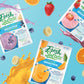 Concord Foods, 3 Breakfast Fruit Smoothie Mix Flavors: 6 Chocolate Banana 2 Oz Pouches, 6 Banana 2 Oz Pouches, 6 Strawberry 2 Oz