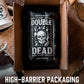 Raven’s Brew Coffee Double Dead Dark Roast Ground Coffee, High Caffeine, 12 oz