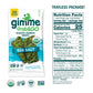 gimMe Organic Roasted Sea  Snacks, Sea Salt, 5 Count, Keto, Vegan, Gluten-Free, Great Source of Omega3s and Iodine