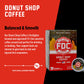 Fire Department Coffee - Gives Back To Firefighters - Medium Roast Donut Shop Coffee Pods - Sweet & Smooth -Roasted In The Usa -