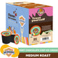 Crazy Cups Decaf Flavored Coffee Pods, Mint Chocolate Chip, 22 Count, Compatible with K Cup Keurig Machines, Brew Hot or Iced