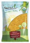 Food To Live Organic Yellow Split Lentils, 10 Pounds - Non-Gmo Golden Lentils, Raw, Dried, Vegan, Kosher, Bulk, Good Source Of Protein, Fiber, Iron. Low Sodium, Low Fat, For Cooking, Soups, Chili.