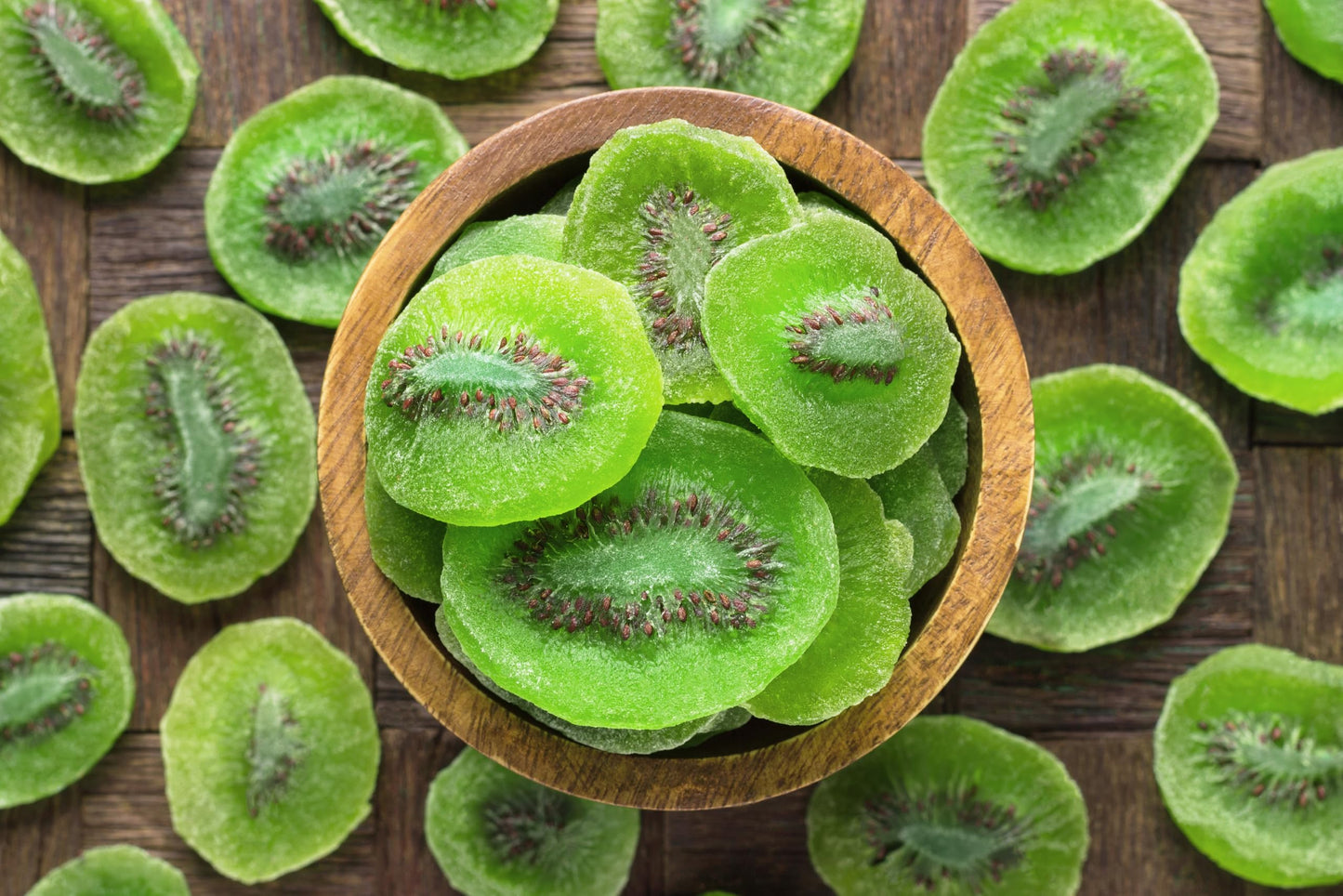 Farm Fresh Nuts Dried Kiwi Fruit Snacks 3Lb Bag - Kiwi Slices Fruit For Snacking, Desserts, Cocktails - Safely Sealed Bag For Pr