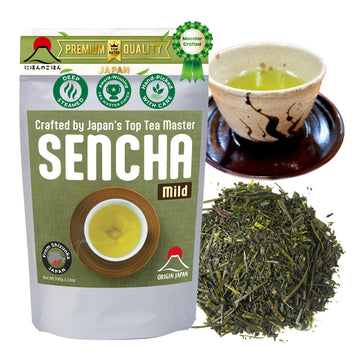 Japan's Finest Fukamushi Mild Sencha Loose Leaf Green Tea - First Flush, Handcrafted by Japan's Top Award-Winning Tea Master, Un