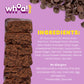 Whoa Dough Edible Cookie Dough Bars- Certified Non-Gmo, Kosher And Gluten Free Bars - Healthy Snack Foods - Plant Based Snacks Made With Real Ingredients - Brownie Batter Cookie Dough - 4 Pack