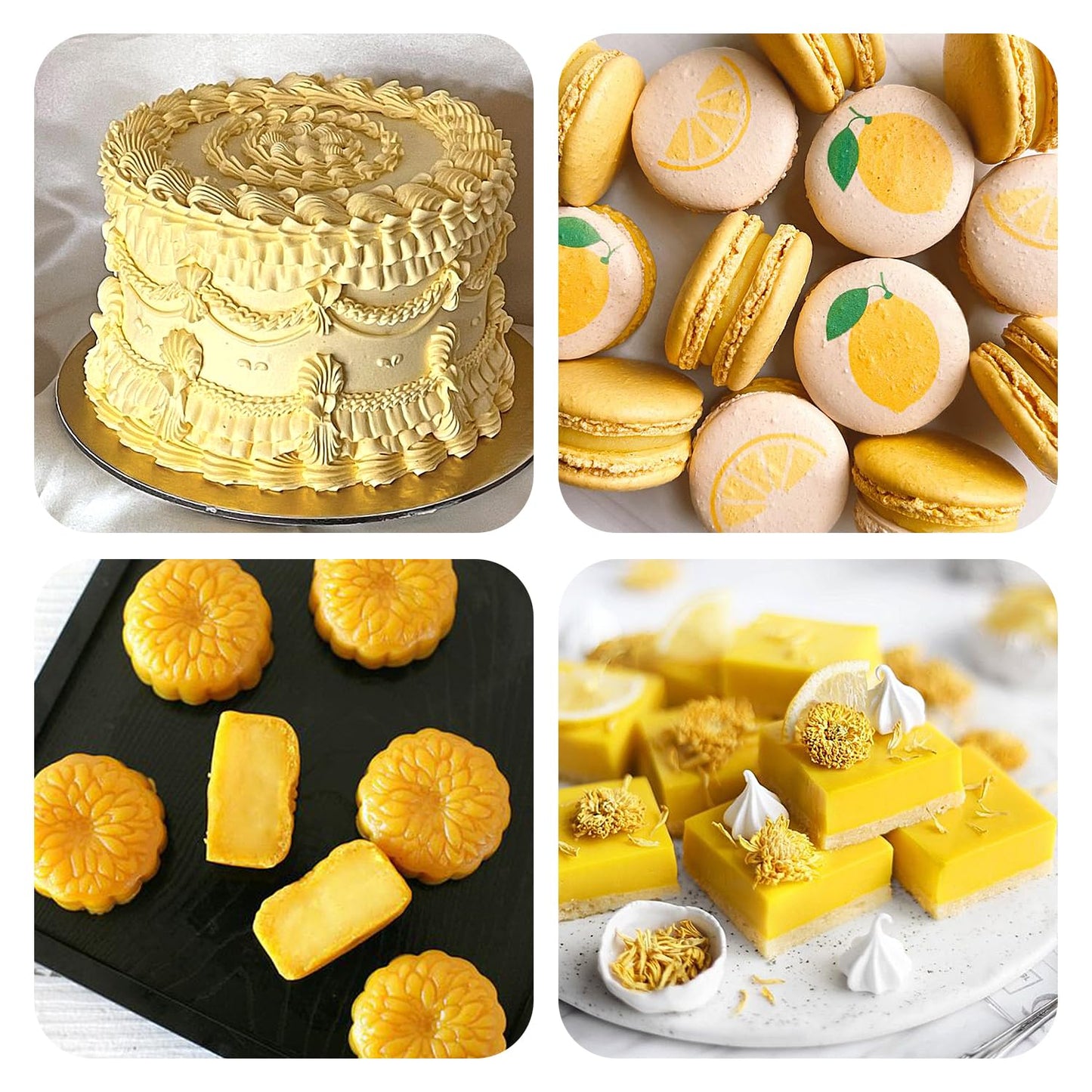 Gold Gel Food Coloring - Pandalab 2 Ounce High Concentrated Food Dye For Baking, Cake, Cookie, Fondant, Icing, Easter Egg, Macar