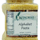 Alphabet Pasta Noodles - 3 Lb Tub