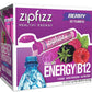Zipfizz Daily Energy Drink Powder, Sugar-Free, Electrolyte Powder, 12 Pack, Berry Flavor, Model 12BERRY, 0.39 Ounce Each