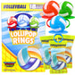 Imaginings 3 Volleyball Lollipop Rings, Birthday Party Favors, Goodie Bags, and Team Parties, Box of 18