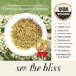 Wild Bliss Organic Elderflower Tea - Caffeine Free Loose Leaf - 60 Servings - 5.29 Ounces