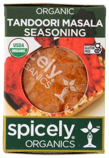 Spicely Organic Tandoori Masala Seasoning 0.45 Oz Certified Gluten Free