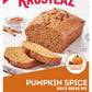 Krusteaz Baking Mix, Pumpkin Spice Quick Bread Mix, Made with Real Pumpkin & No Artificial Flavors, 15 Ounce Box (Pack of 6)