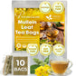 FRESHDRINKUS Mullein Leaf Herbal Tea Bags, 100% Natural, Vegan, 10 Bags