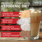 The Fat Fuel Company Keto Meal Replacement Coffee Packets, 30 Servings with MCT Oils, Coconut Oil & Grass Fed Butter