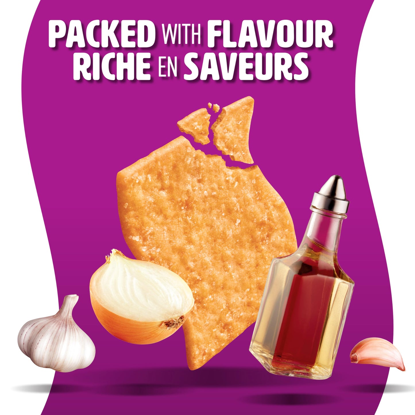 Crispers All Dressed Family Size Crackers, 240g (Imported from Canada)