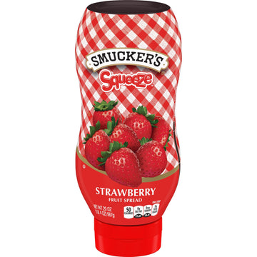 Smucker's Strawberry Squeezable Fruit Spread, 20 Ounces (Pack of 12)