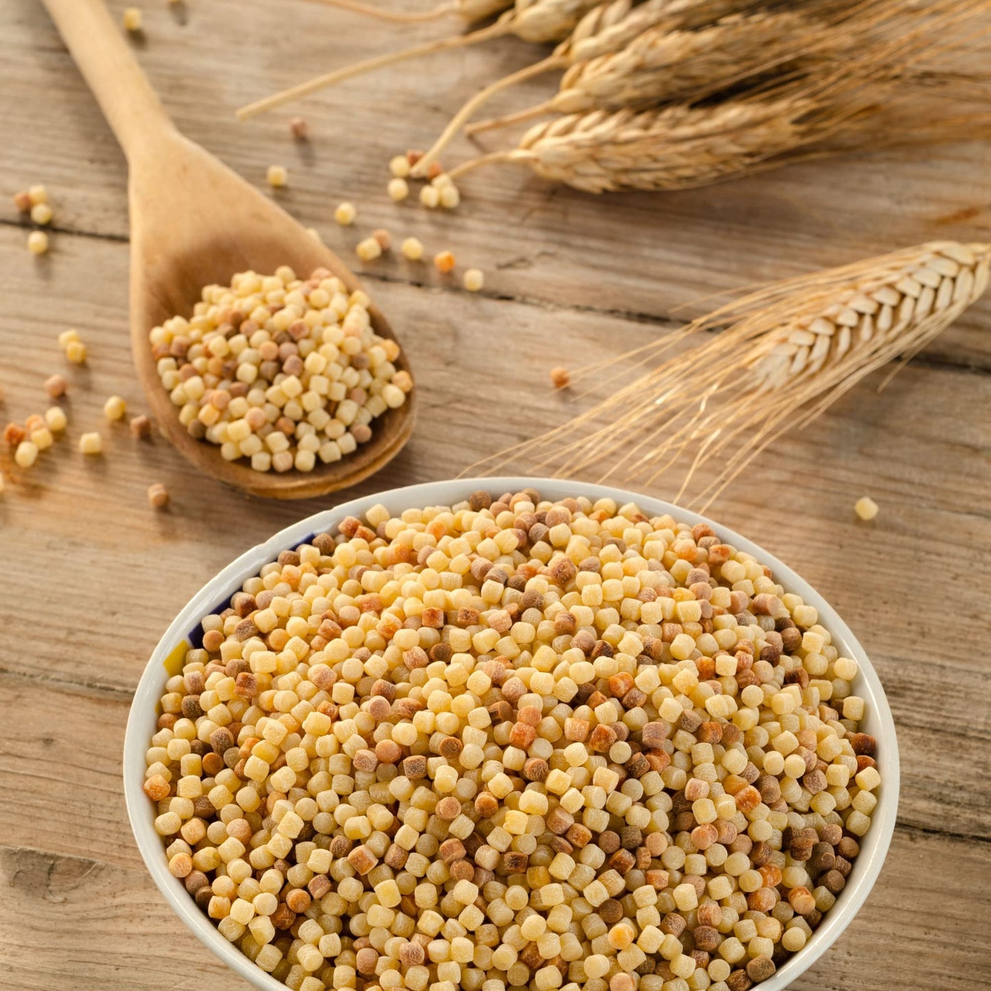 Sanniti Toasted Fregola Sarda FIne Semolina Pasta Fregula Tostata Fina, 17.6 oz (Pack of 2)