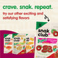 Snak Club Tajin Apple Rings Gummy Candy, Fruit Candy Gummies with Chili and Lime Seasoning, Mild, Gluten-Free and Vegan Snacks,
