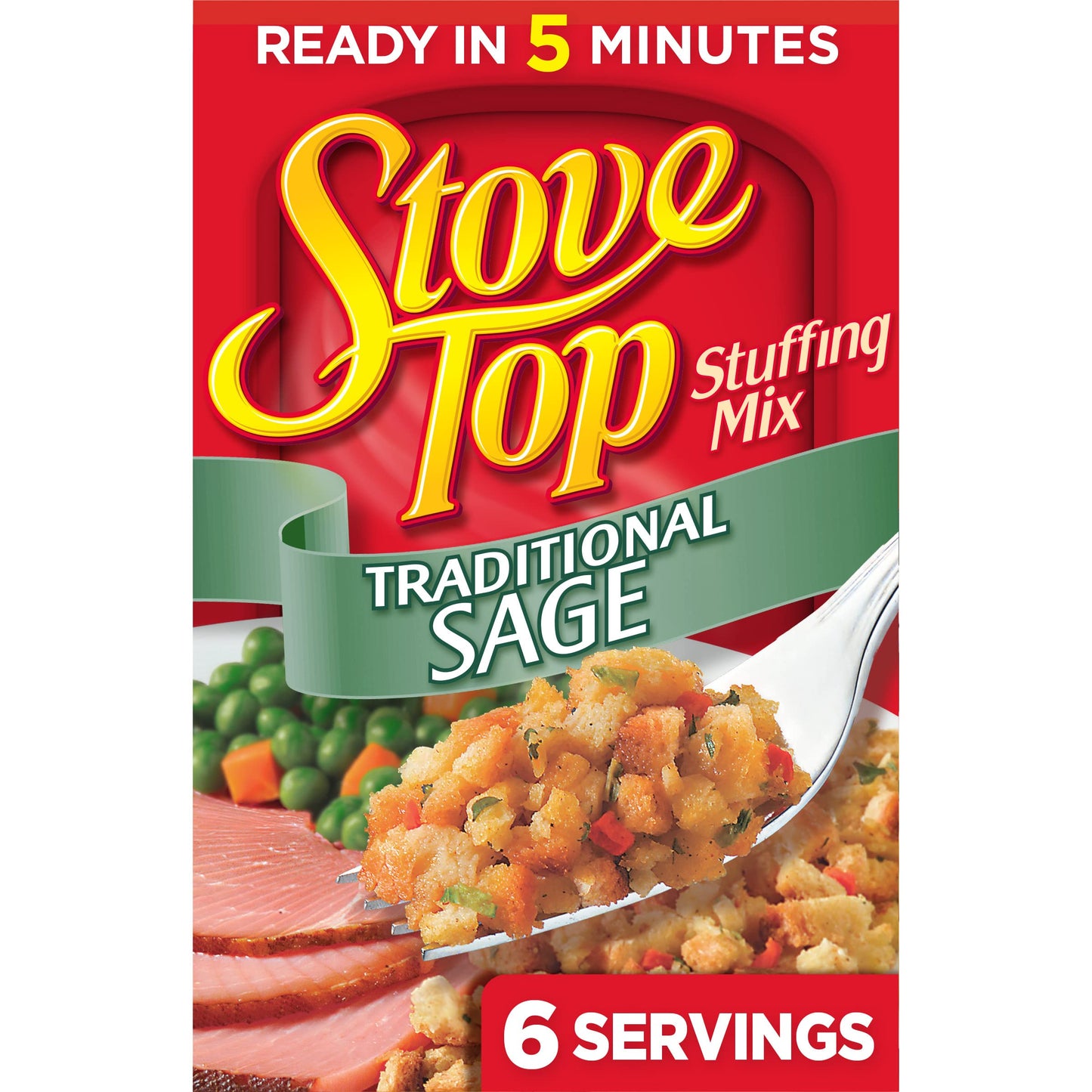 Stove Top Traditional Sage Stuffing Mix (6 Oz Box)