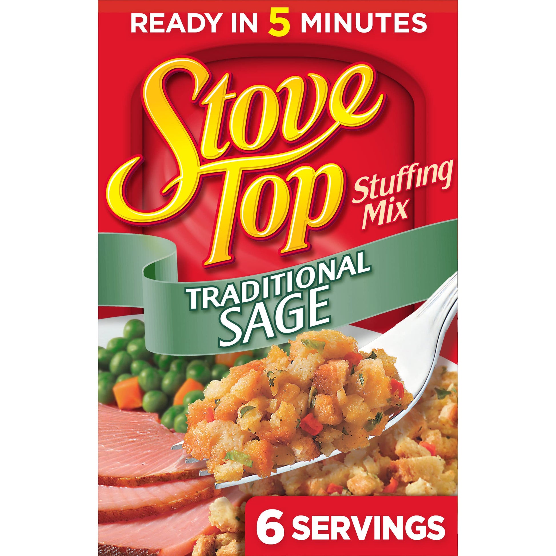 Stove Top Traditional Sage Stuffing Mix (6 Oz Box)