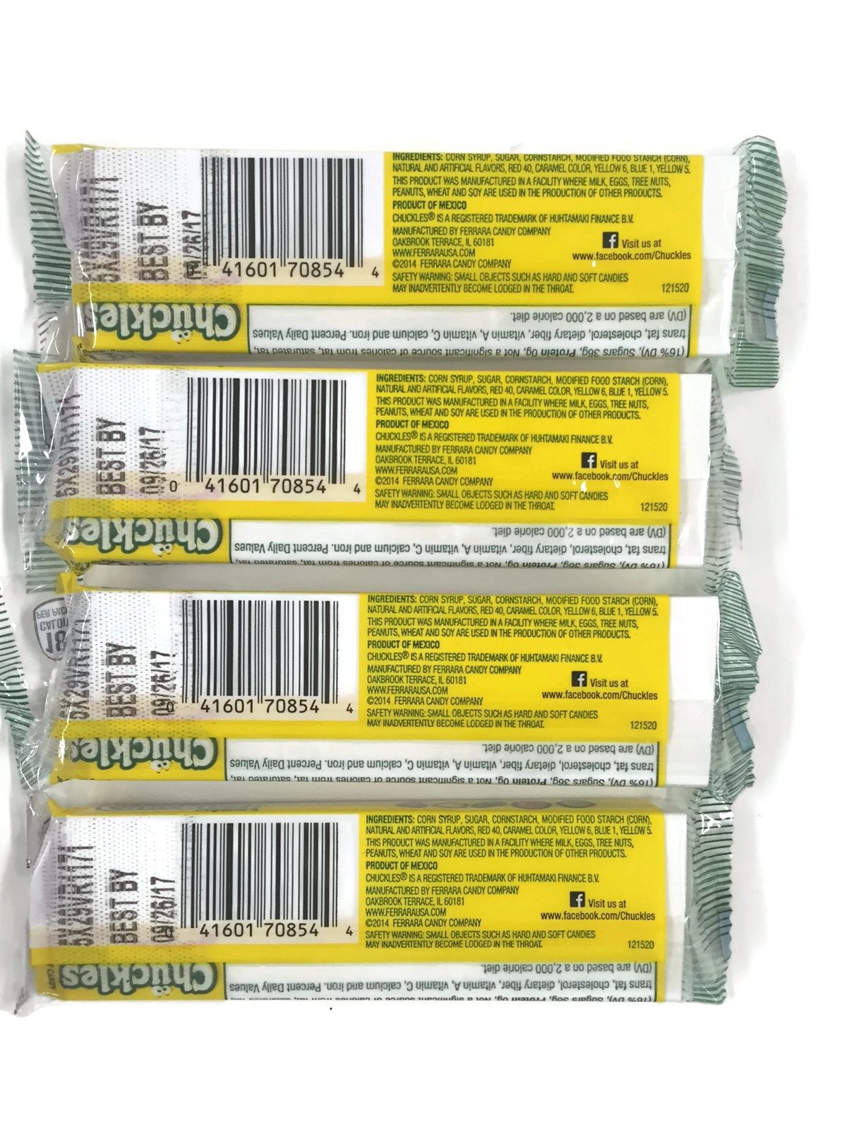 Chuckles Jelly Candy, 2 Oz. Packs (Set Of 4)