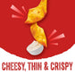 Cheez-It Snapd Cheese  er Chips, Cheddar Sour Cream & Onion, 21.6oz Case (6 Pouches), Lunch Snacks