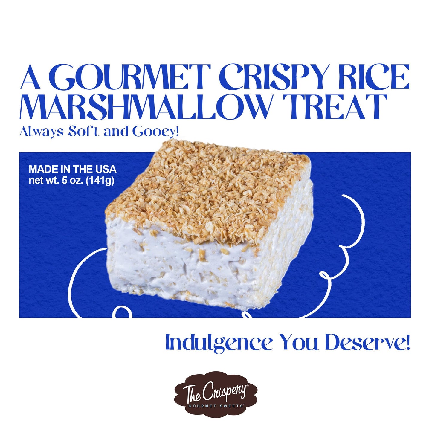 The Crispery Crispycakes Jumbo Pack of 12 Assorted Flavor Gourmet Rice Crispy  , 5 Ounce Each, Individually Wrapped