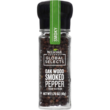 McCormick Gourmet Oak Wood Smoked Pepper, 1.76 oz, Vietnam, Model 901550226