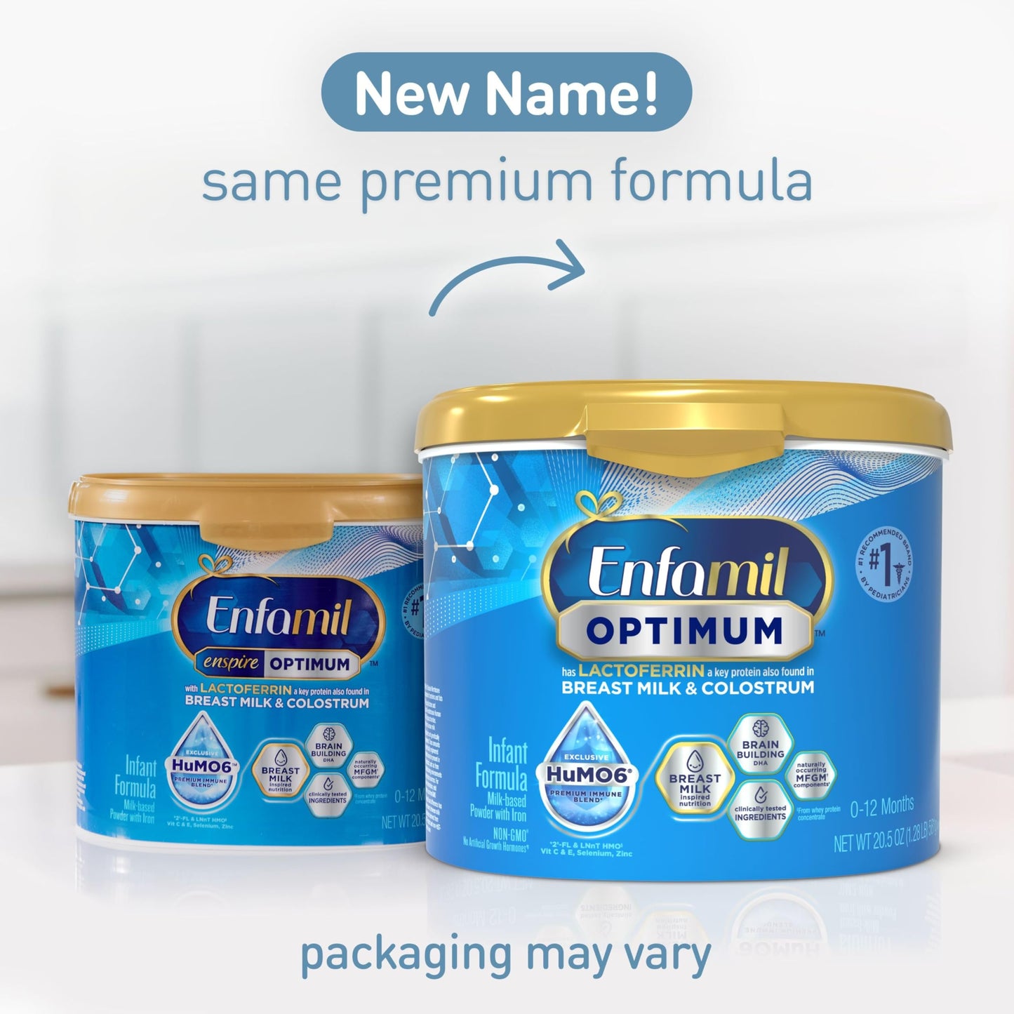 Enfamil Enspire Baby Formula, With Lactoferrin Found In Colostrum And Breast Milk, Dha For Brain Support, Powder, 20.5 Oz Reusable Tub