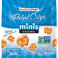 Snack Factory Pretzel Crisps, Original Minis, Multipack of 8 Single-Serve Bags