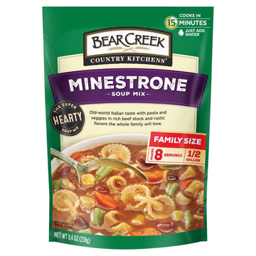 Bear Creek Soup Mix, Minestrone, 8.4 Ounce (Pack of 6)