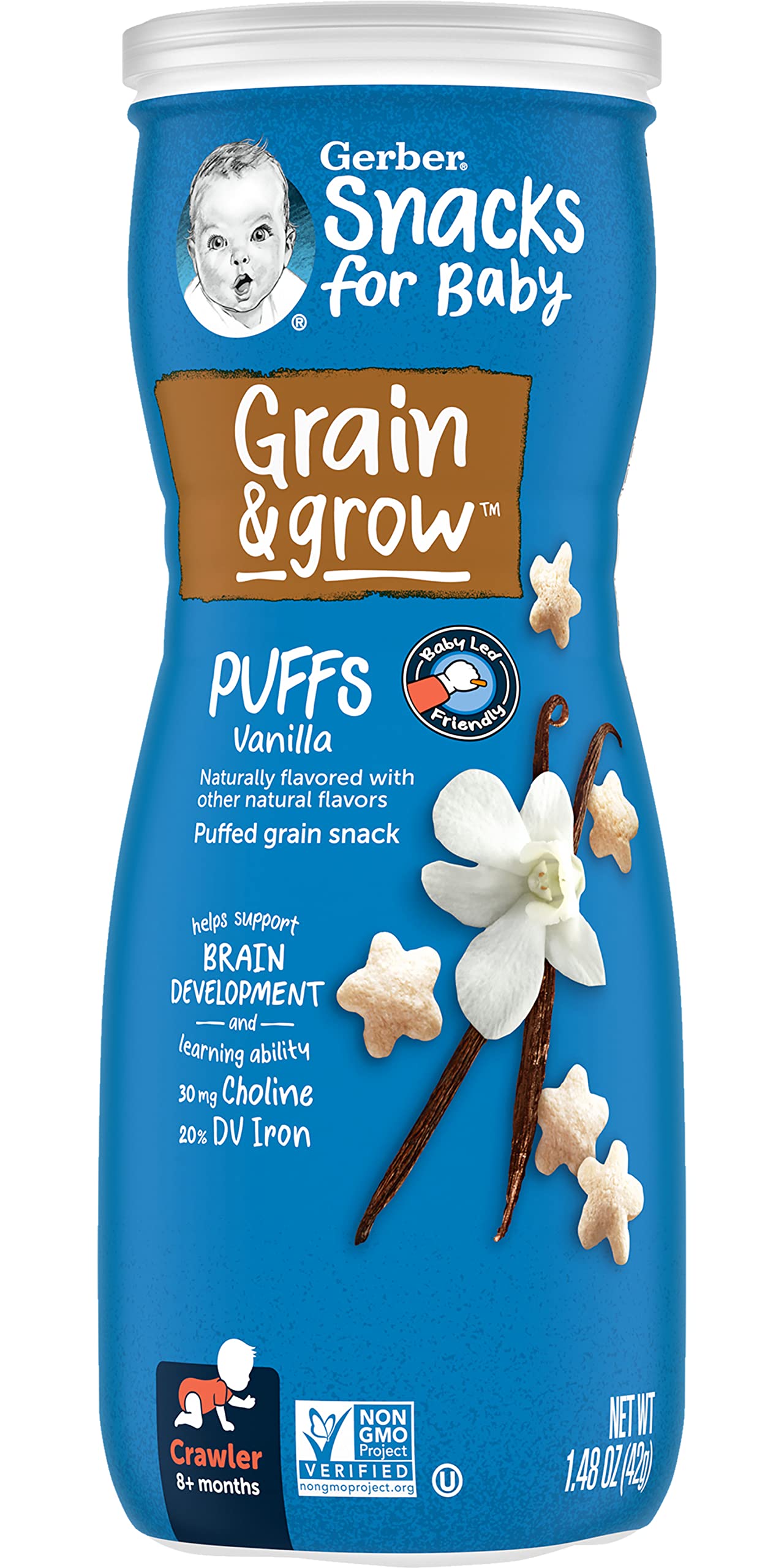 Gerber Baby Snacks Puffs (Vanilla) (Pack Of 6)