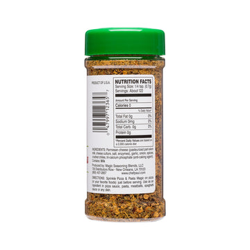 Chef Paul Prudhomme's Magic Seasoning Blends ~ Pizza & Pasta Magic Herbal, 3-Ounce Bottle