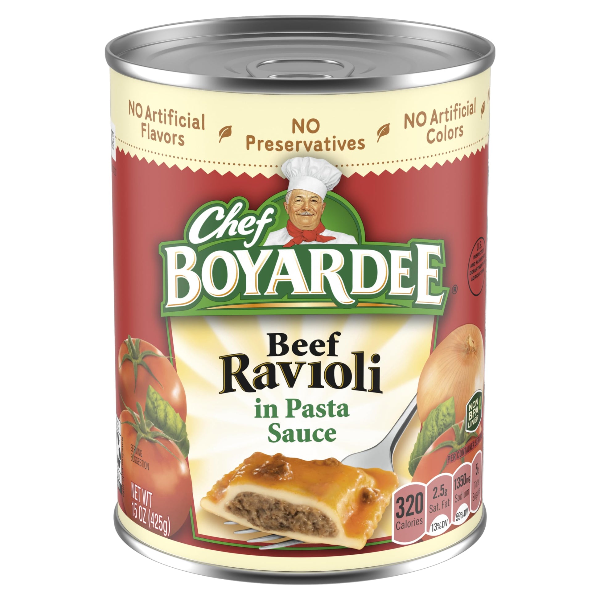 Chef Boyardee Beef Ravioli, 15 oz, 24 Pack
