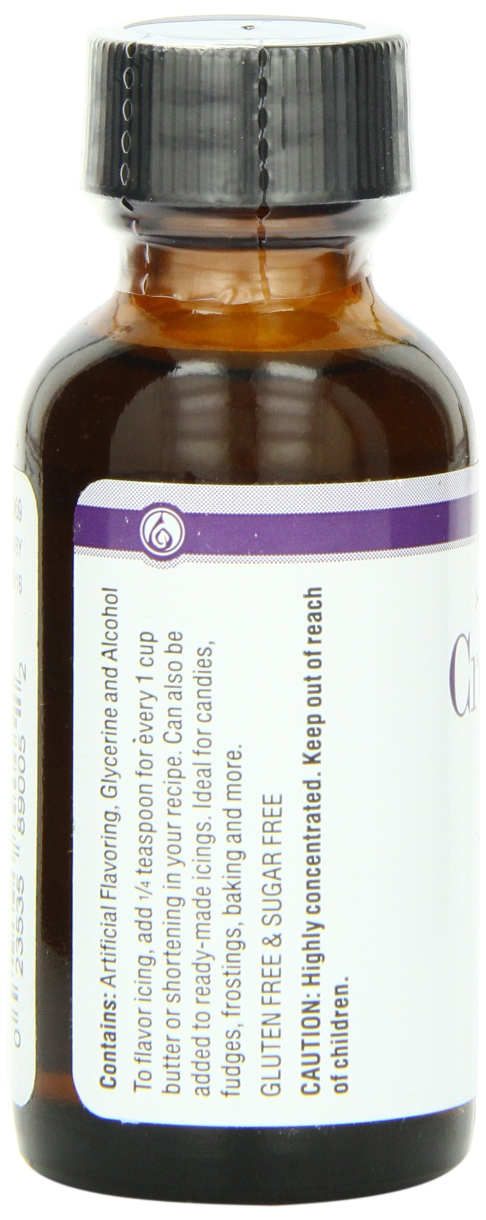 LorAnn Cream Cheese Icing Flavor, 1 Ounce Bottle, Clear, Model 0890
