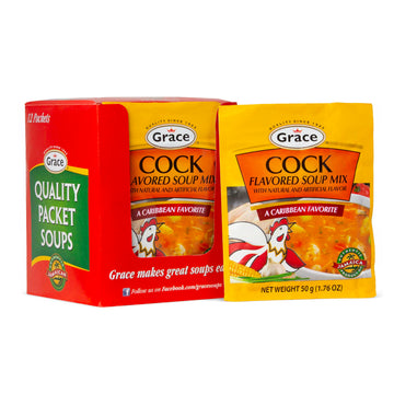 Grace Cock Flavored Soup Mix  1.76 Oz (Pack of12)